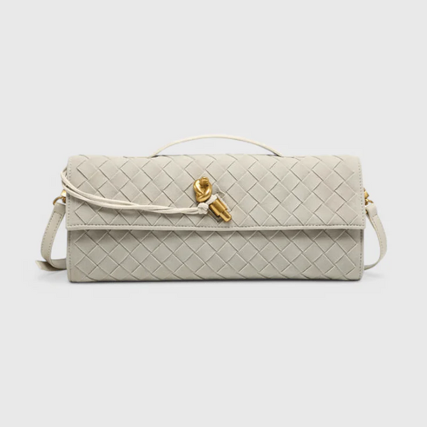 BOLSO DE HOMBRO CLÁSICO DE ANTE MELANIE